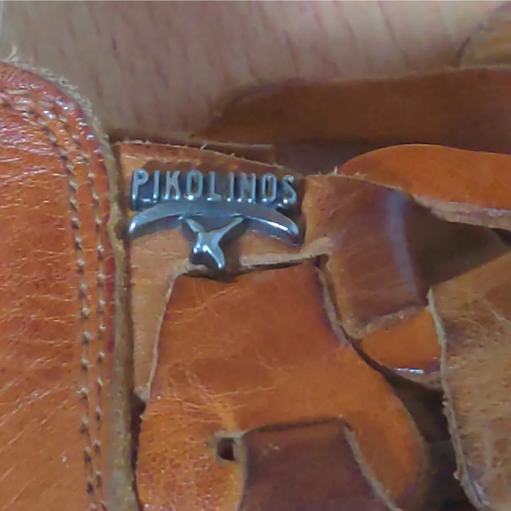 Pikolinos Brown Flats Chain Link Woven Ballet - Size 36 (US 5.5-6) - Image 5