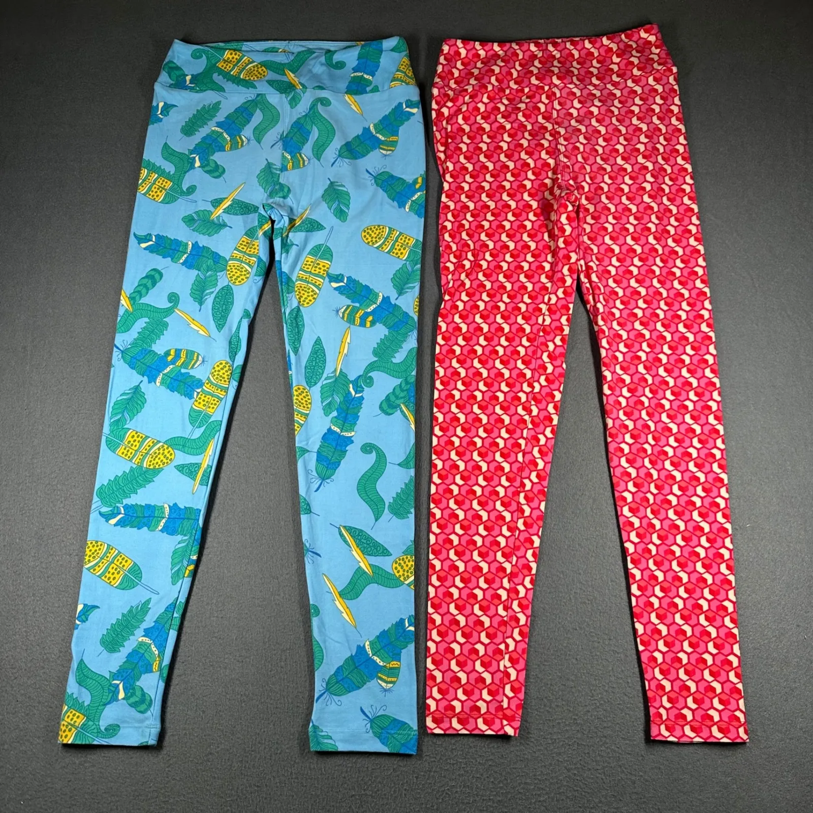 LuLaRoe Leggings Women One Size Lot of 16 Many Prints Halloween Valentines Solid - Image 9