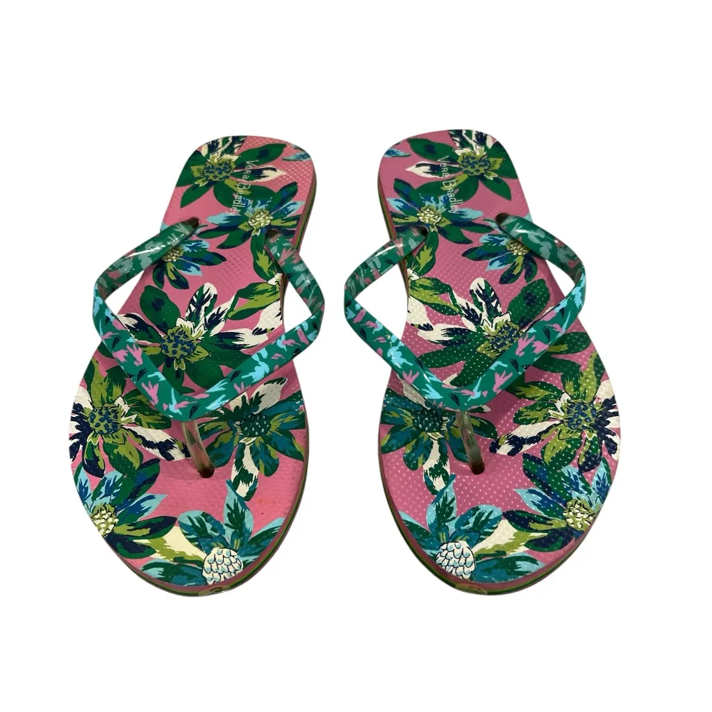 Vera Bradley‎ Flip Flop Tropical Paradise Sandals Size 5-6 - Image 2