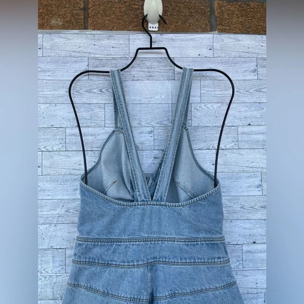 Saylor  Nia denim Jumpsuit overall size small - Image 10