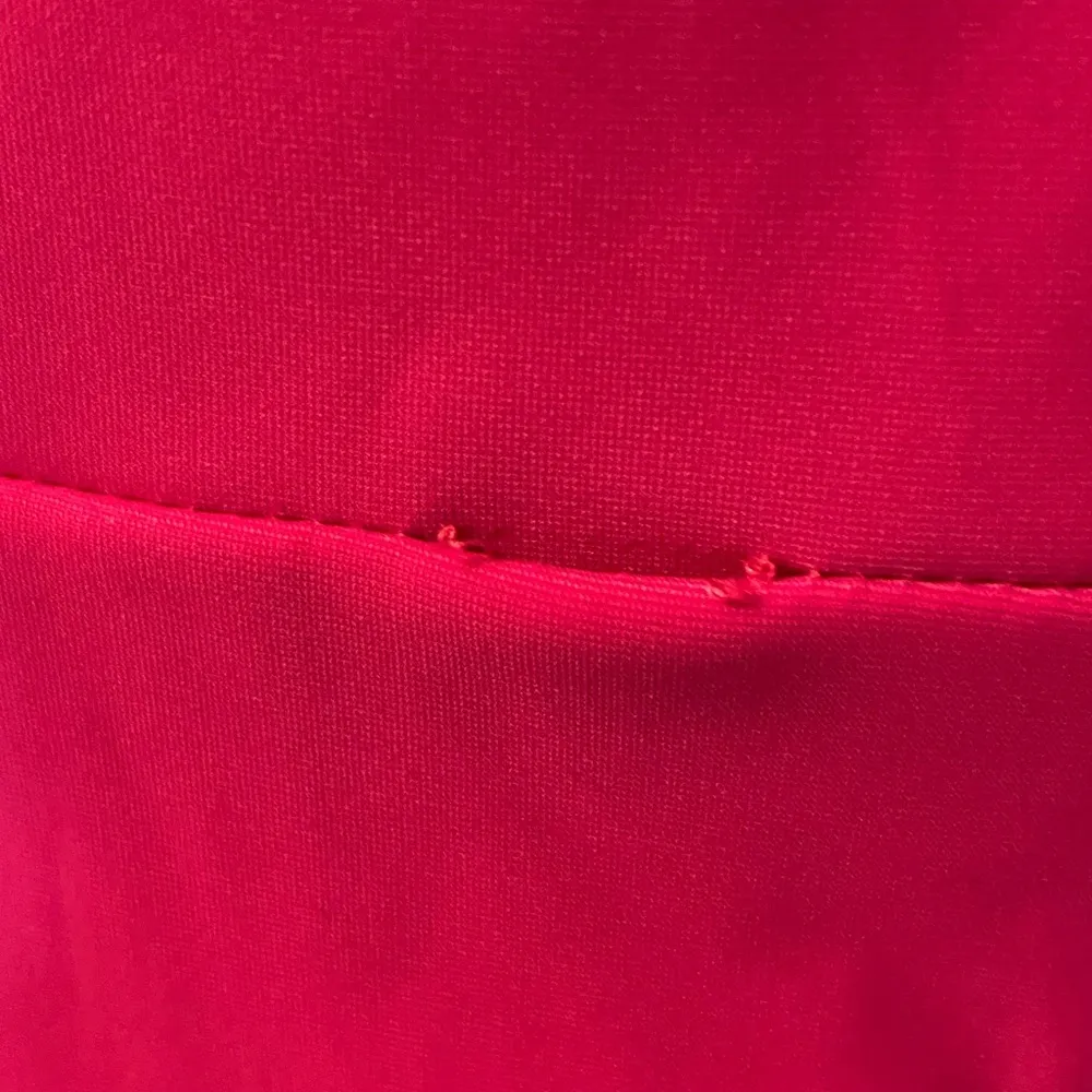 Alex Evening short cocktail dress w/ ruffle skirt & beaded detail. Fushia flaws - Image 10