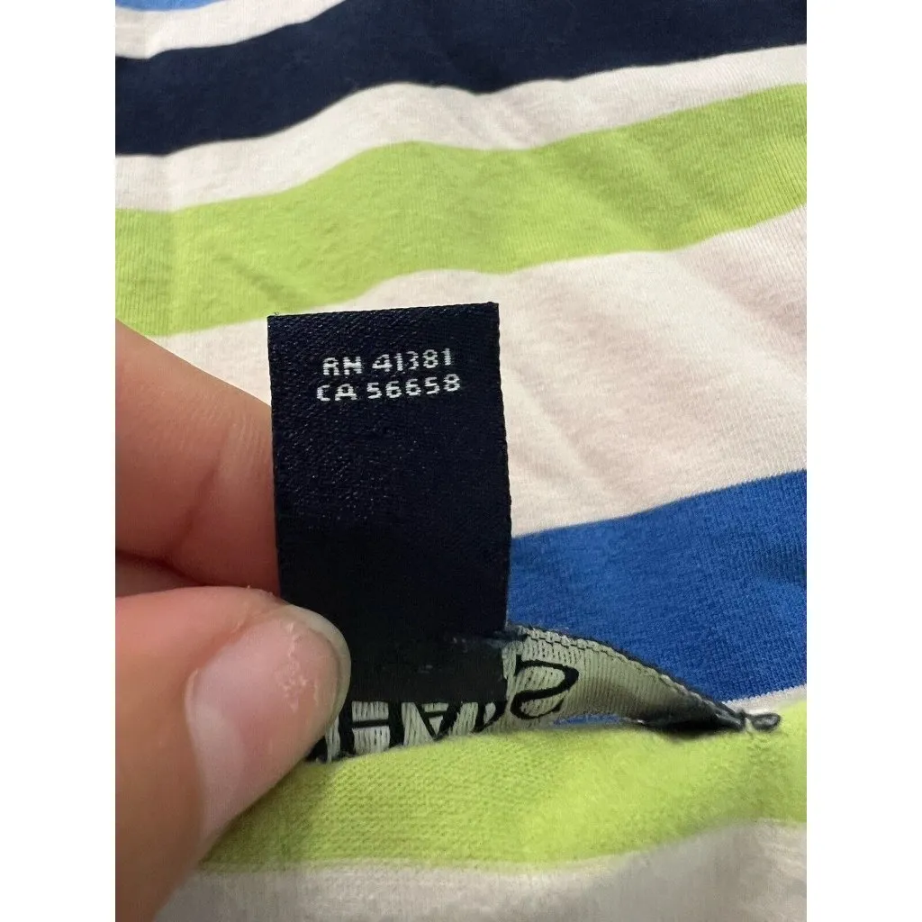 Chaps ladies t-shirt size 3X (96%cotton 4 % spandex) Stripe‎ Classic Preppy City - Image 7