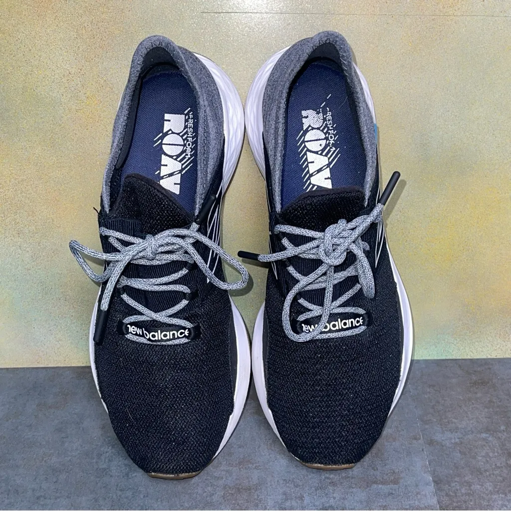 New Balance Fresh Foam Roav Tee Shirt Black/Gray Women's Sneakers Size 11B - Image 7
