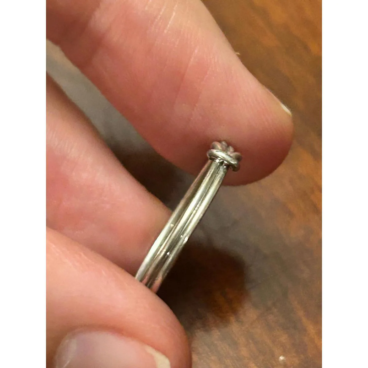 Ring 925 sterling silver size 6.5 0.81g - Image 3