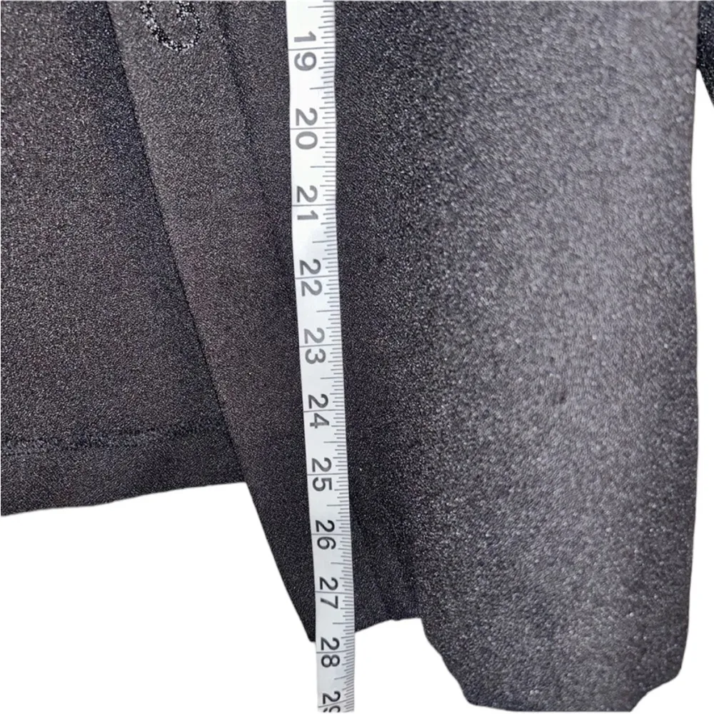 Vintage Sara Morgan Black Blazer Jacket Women’s Size Petite Large Beaded Coat! - Image 4