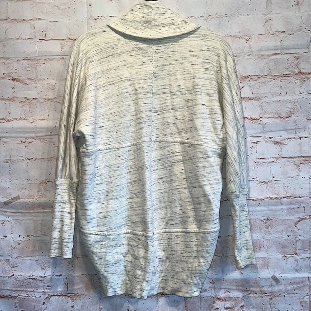 Wilfred Diderot Sweater open cardigan space dye cream xxs oversized ribbed cuffs - Image 8