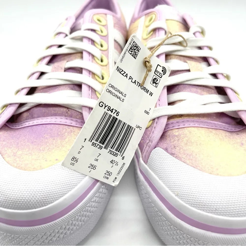 Adidas’s Brand New Originals Nizza Platform Sneakers Laced Size 8.5 - Image 10