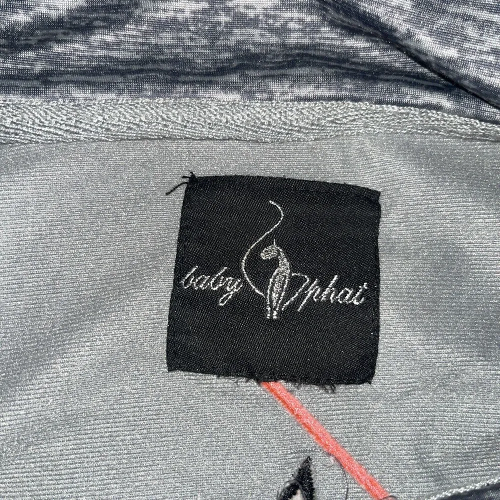 Y2K Baby Phat M Medium Full Zip Collared Sweatshirt - Image 4