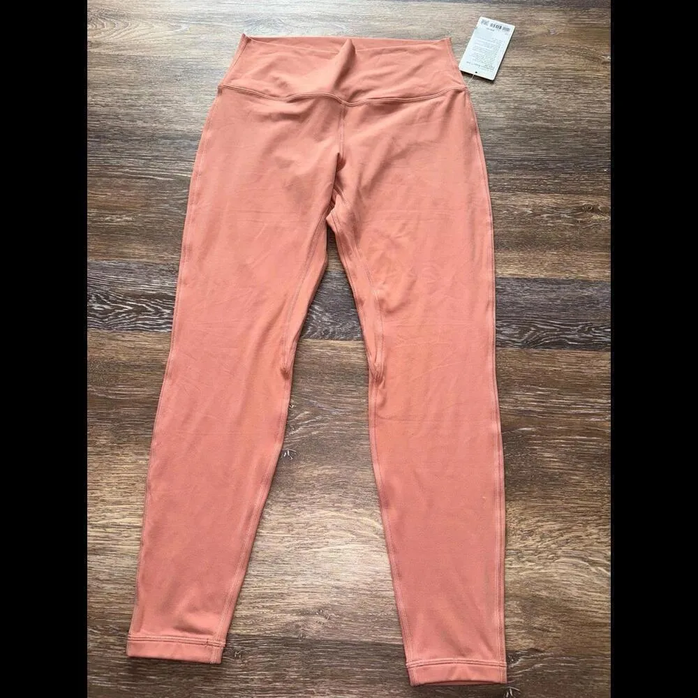 Lululemon Align High Rise 28” Pink Savannah Size 12 NWT - Image 2