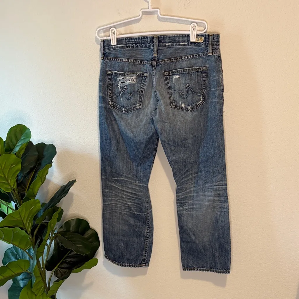 AG Adriano Goldschmied Relaxed Fit Distressed Jeans - Image 4