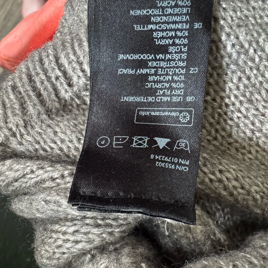 H&M Heather Gray Knit Sweater - Image 4