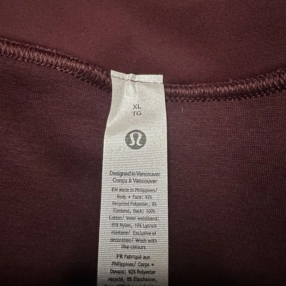 Scuba High Rise Mini Skirt Velvet NWT Size XL (GARN) LW8AL9S - Image 11