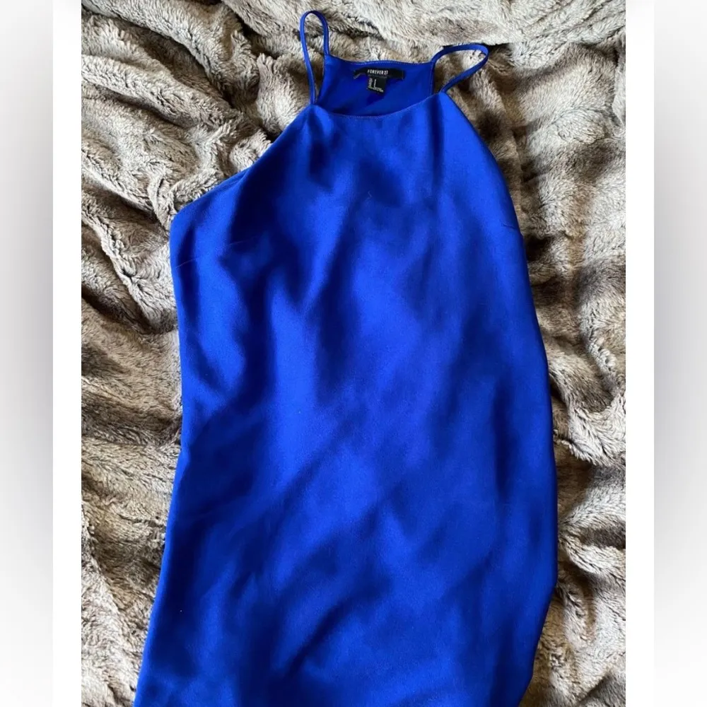 Forever 21 Royal Blue High Neck Dress - Image 3