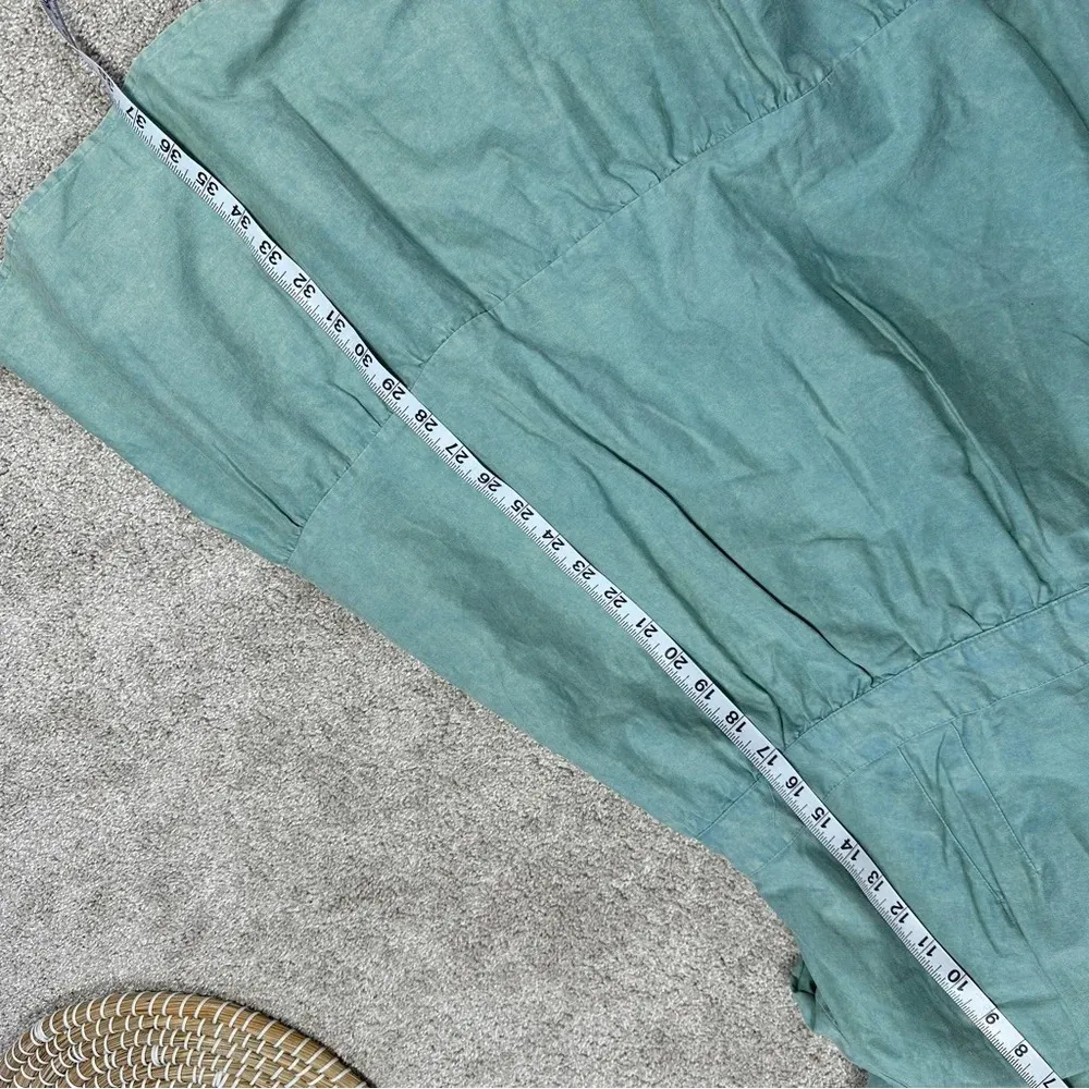 Ava & Viv Plus Size Balloon 3/4 Sleeve A-Line Tiered Dress Flowy in Teal Size X - Image 16