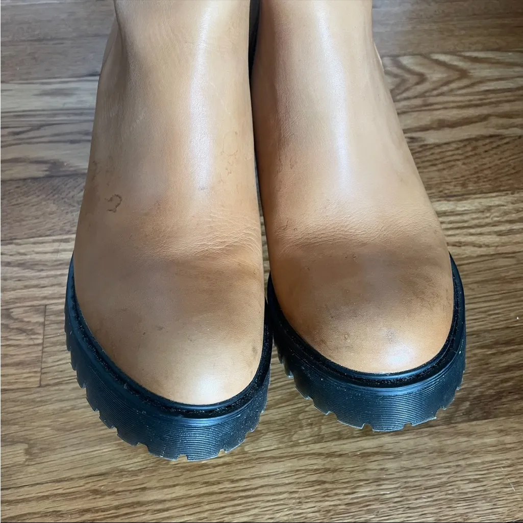 Dr. Martens Tan Heeled Magdalena Boots size 11 - Image 2