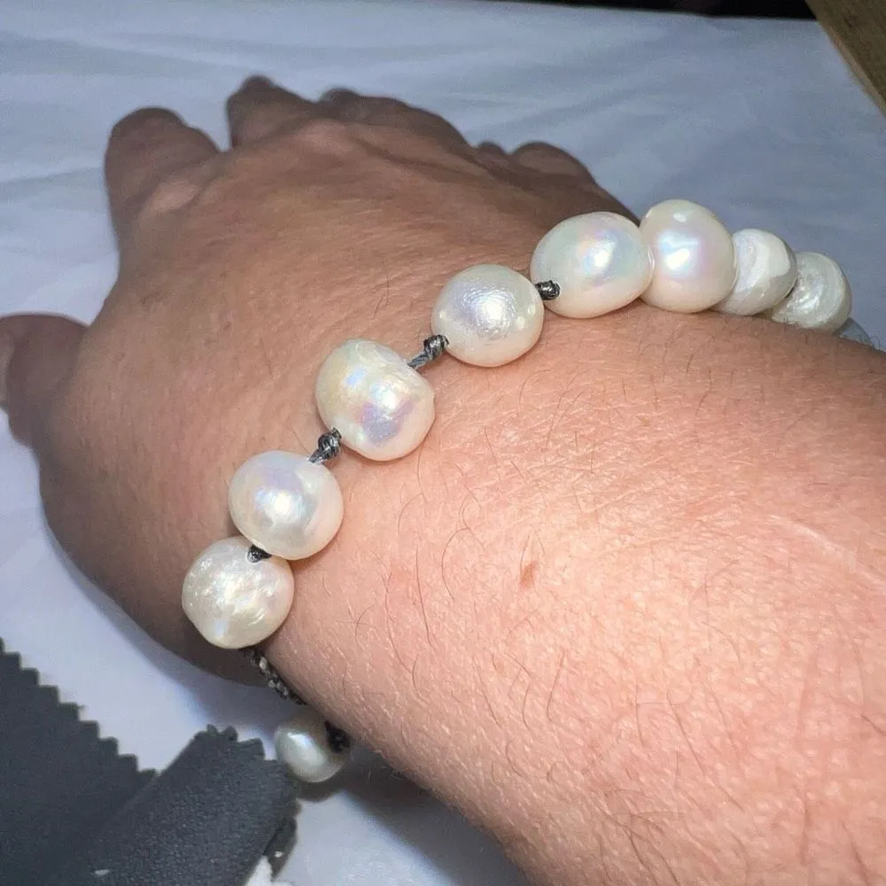 Zacasha Fresh Water Large Pearl Bracelet - Image 2