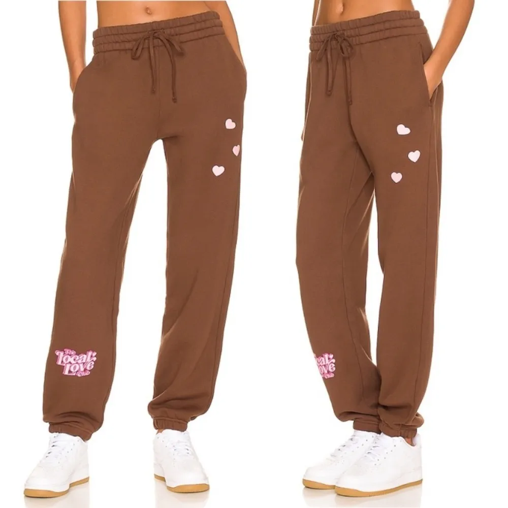 The Local Love Club "Everyone's Invited" Slouchy Jogger Sweatpants Unisex Black Size M - Image 12