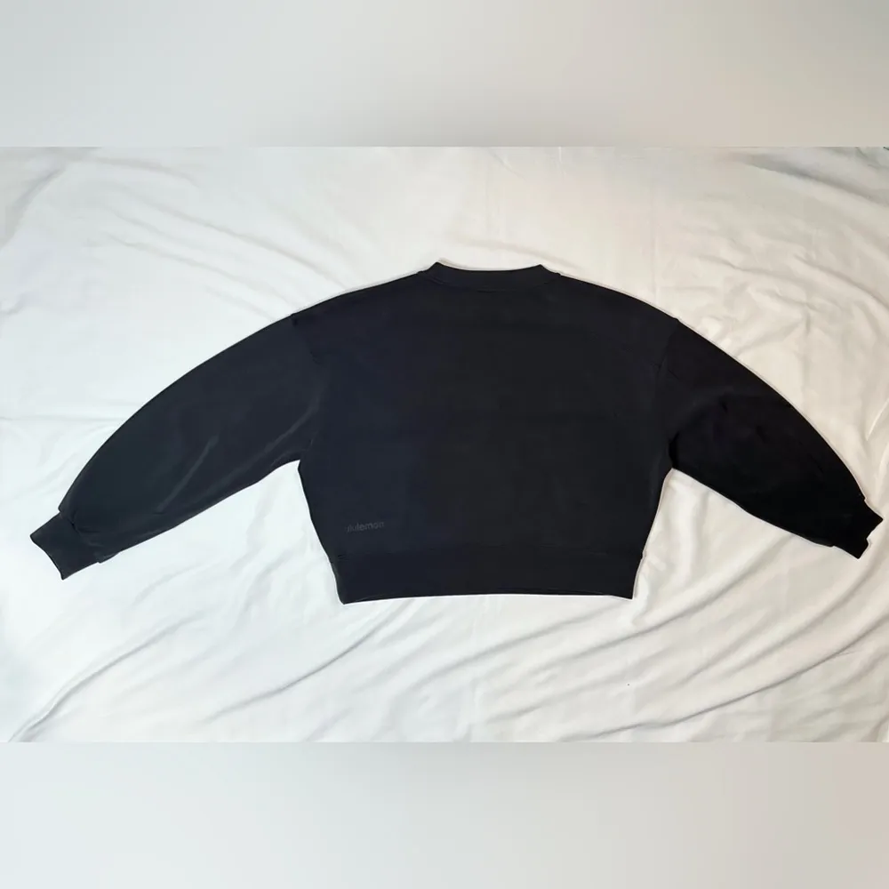 NWOT  Perfectly Oversized Cropped Crew *Softstreme - Black - 6 - Image 8