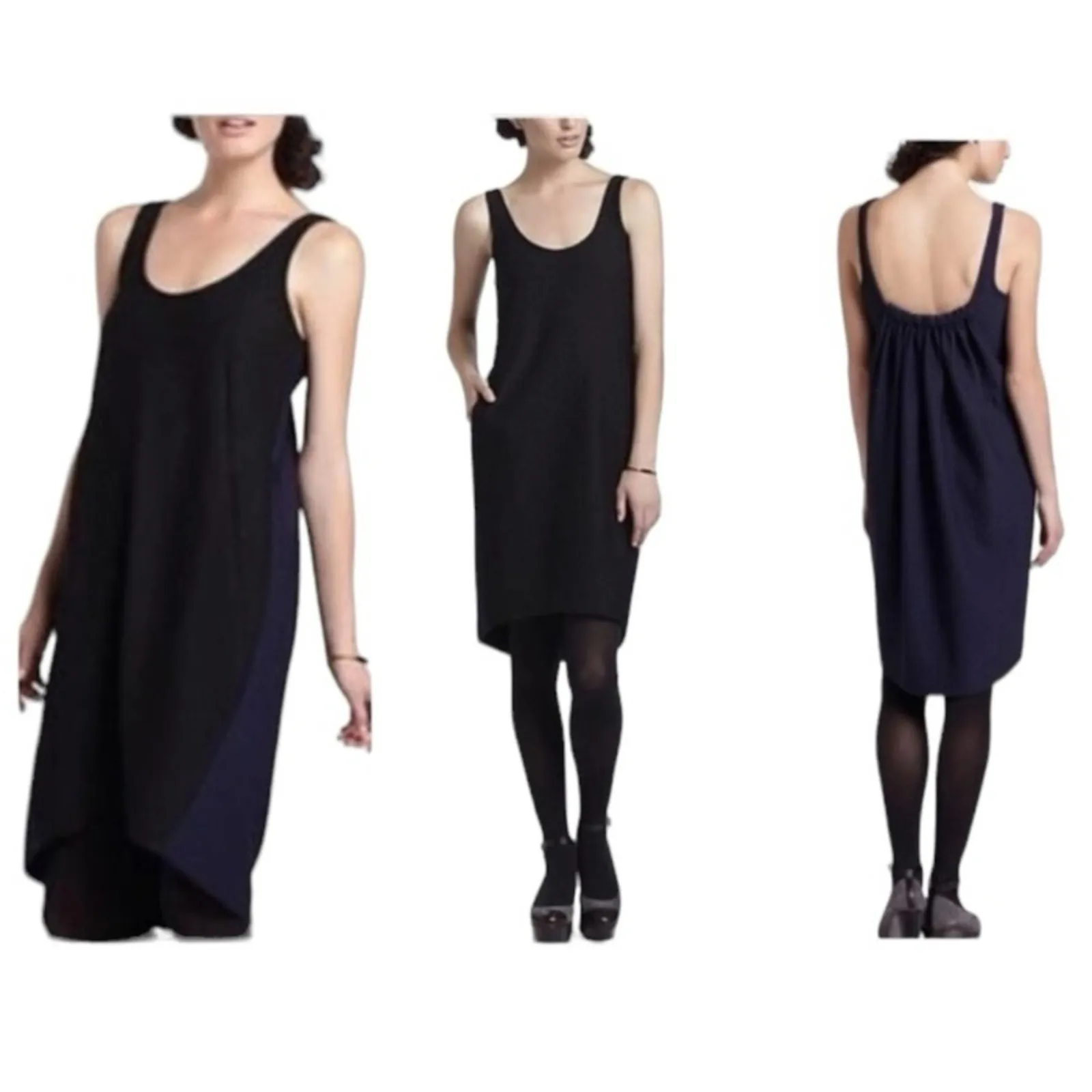 Maeve Sidelong Two-Tone Waffle Knit Dress | Size XS | Business Casual - Image 14