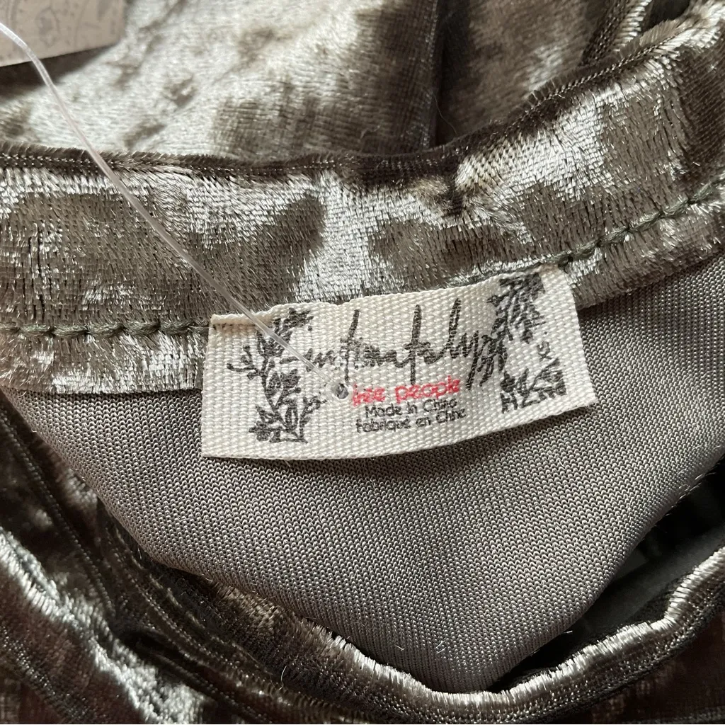 Intimately Free People Crushed Velvet Baby‎ Tee Size XS - Image 6