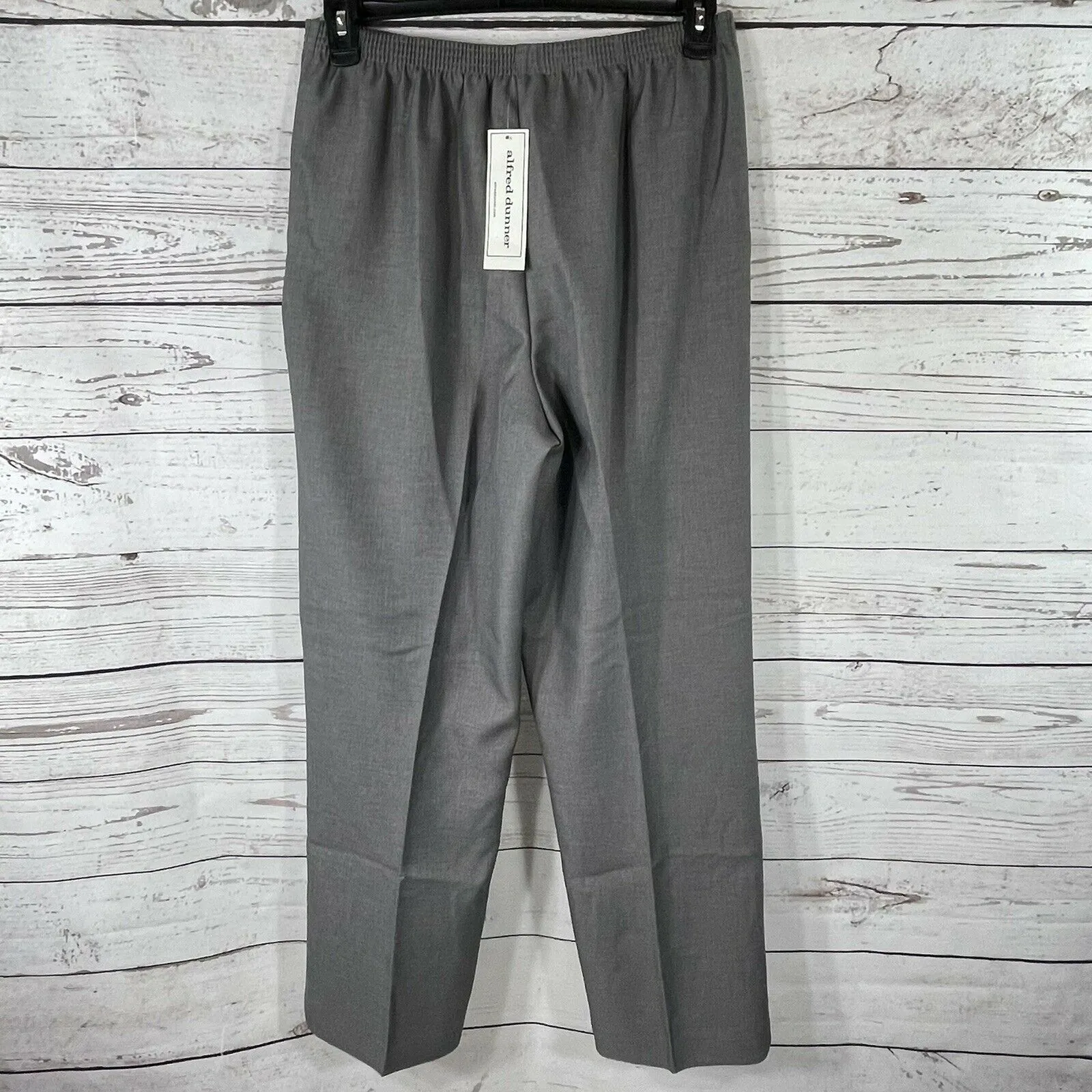 Alfred Dunner SZ 16 Prop Short Pants Elastic Comfort Waist Pockets Gray New - Image 3