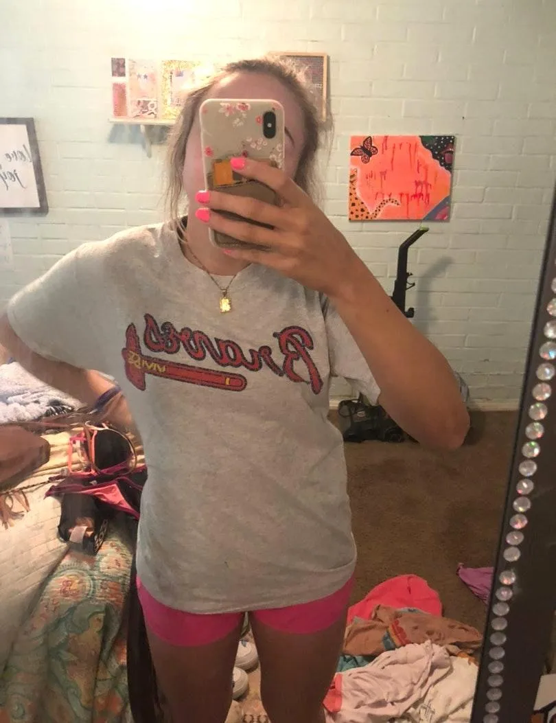 braves t Gray Size M - Image 2