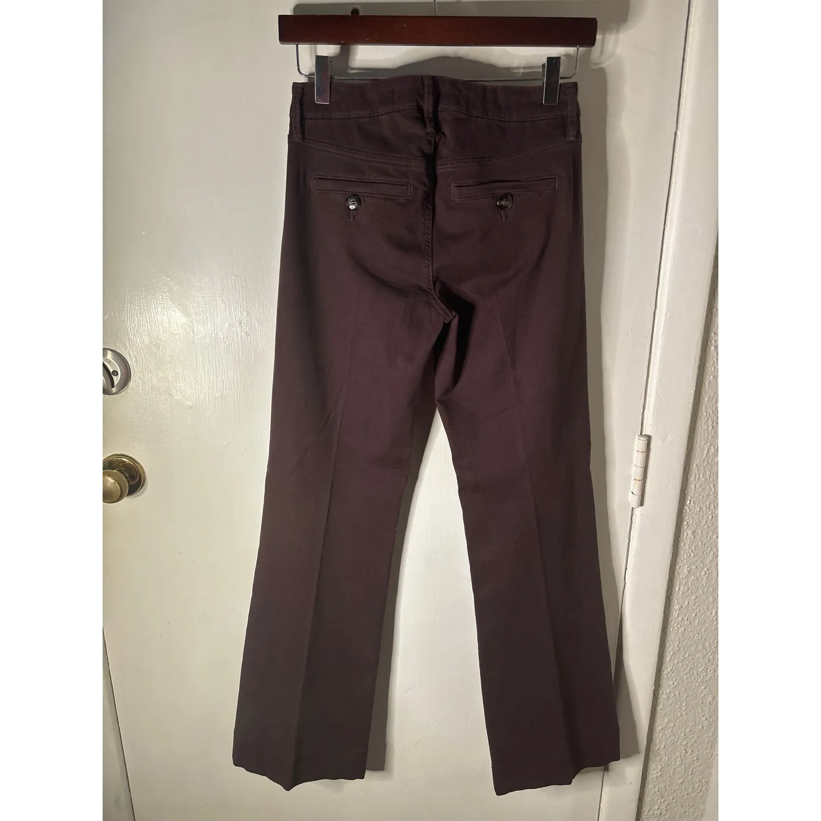Joe’s Jeans Purple Wide Leg Trouser 26 Corporate Siren Classic Preppy Work Wear - Image 2