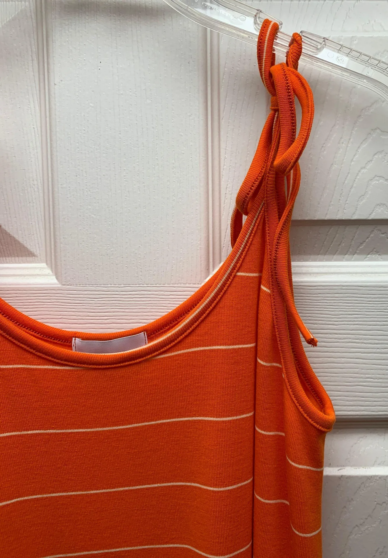 Orange Tie Dress - Image 3