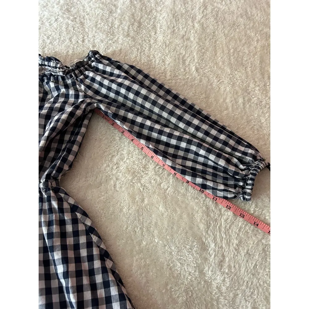 Lovers & Friends Blue/White‎ Mini Picnic Dress Size XS - Image 7