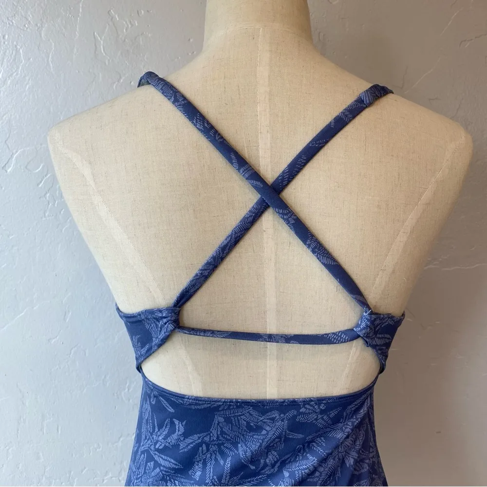 Patagonia Women's Mibra Climbing Tank Top in Monkey Flower Current Blue - Image 6