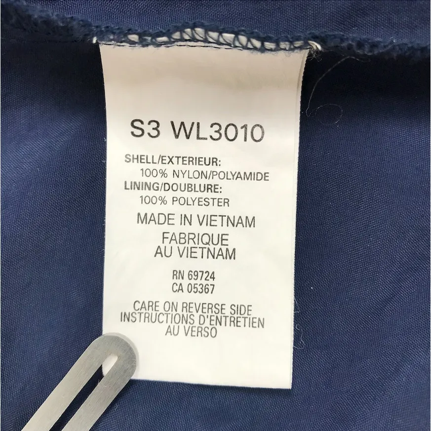 COLUMBIA Packable Nylon Full Zip Hoodie Jacket Women L Blue Travel Outdoor EUC - Image 9