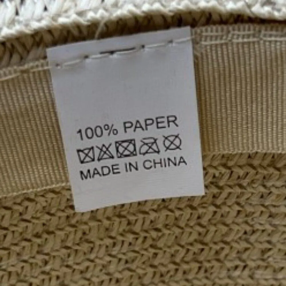 Elegant Flower Straw Hat w/Ribbons - Image 6