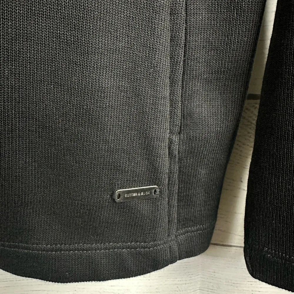 Cutter & Buck Womens Size XL Journey Supima Flatback Full Zip Jacket Black NEW - Image 5