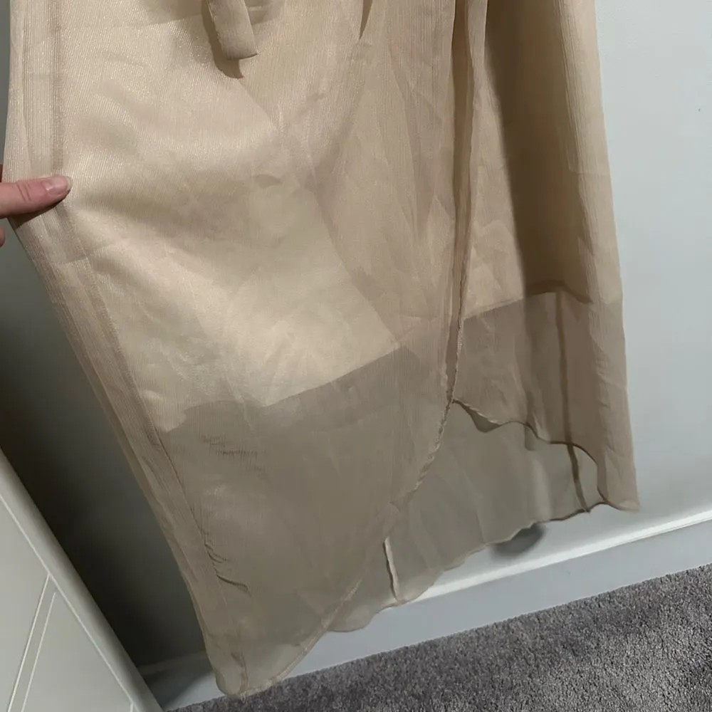 Ivy City Co Lillie dress gold L v - Image 7