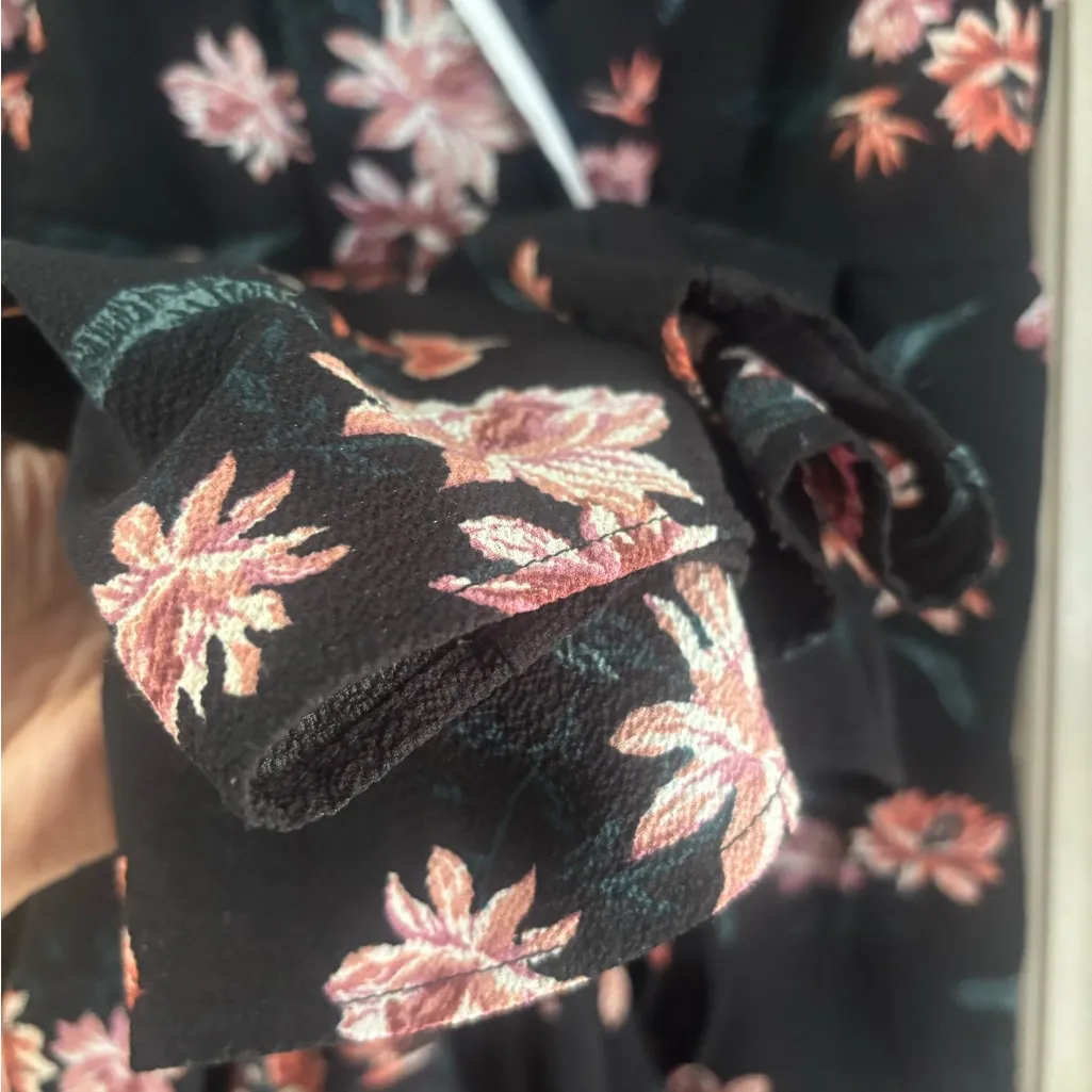 New Floral Black Jumpsuit - Image 4