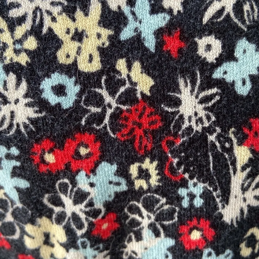 Free People Vibe Check One Piece Black Ditsy Shell Size Medium Boho - Image 11