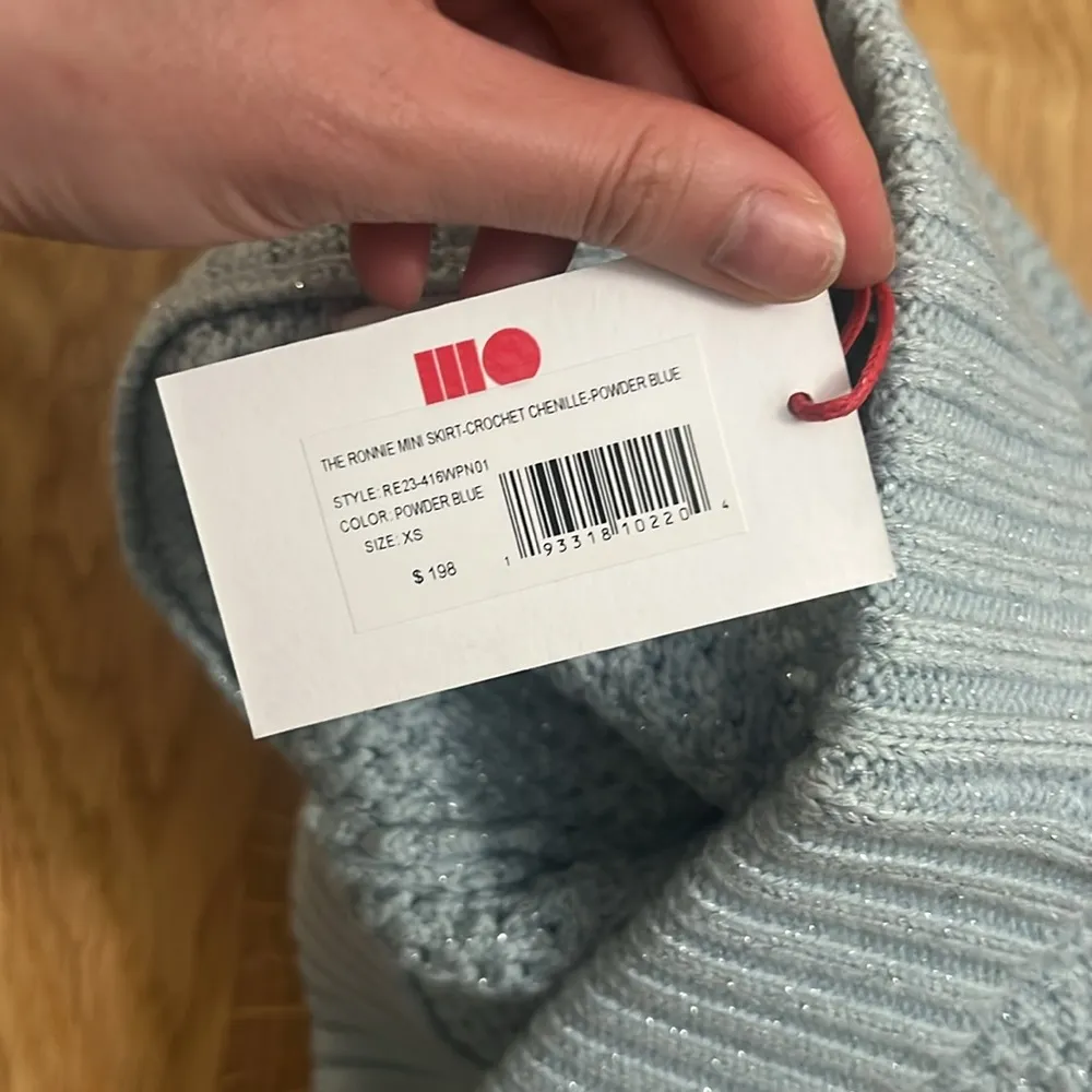 NWT SOLID & STRIPED wool knit crop top, skirt and cardigan three piece set - Image 12