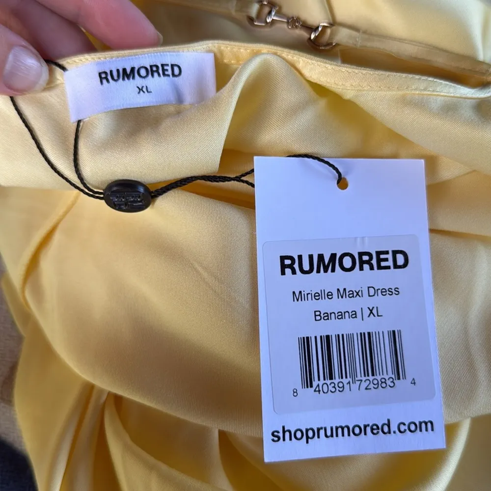 Rumored “Mirielle” Maxi Dress Yellow Size XL - Image 9