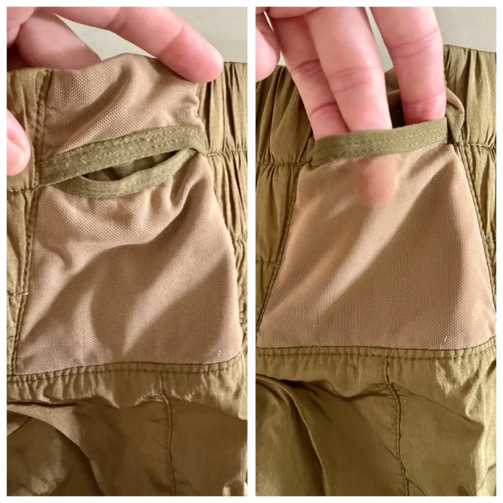Free People FP Movement The Way Home Athletic Short, Olive Army Green sz. M Brown Size M - Image 13