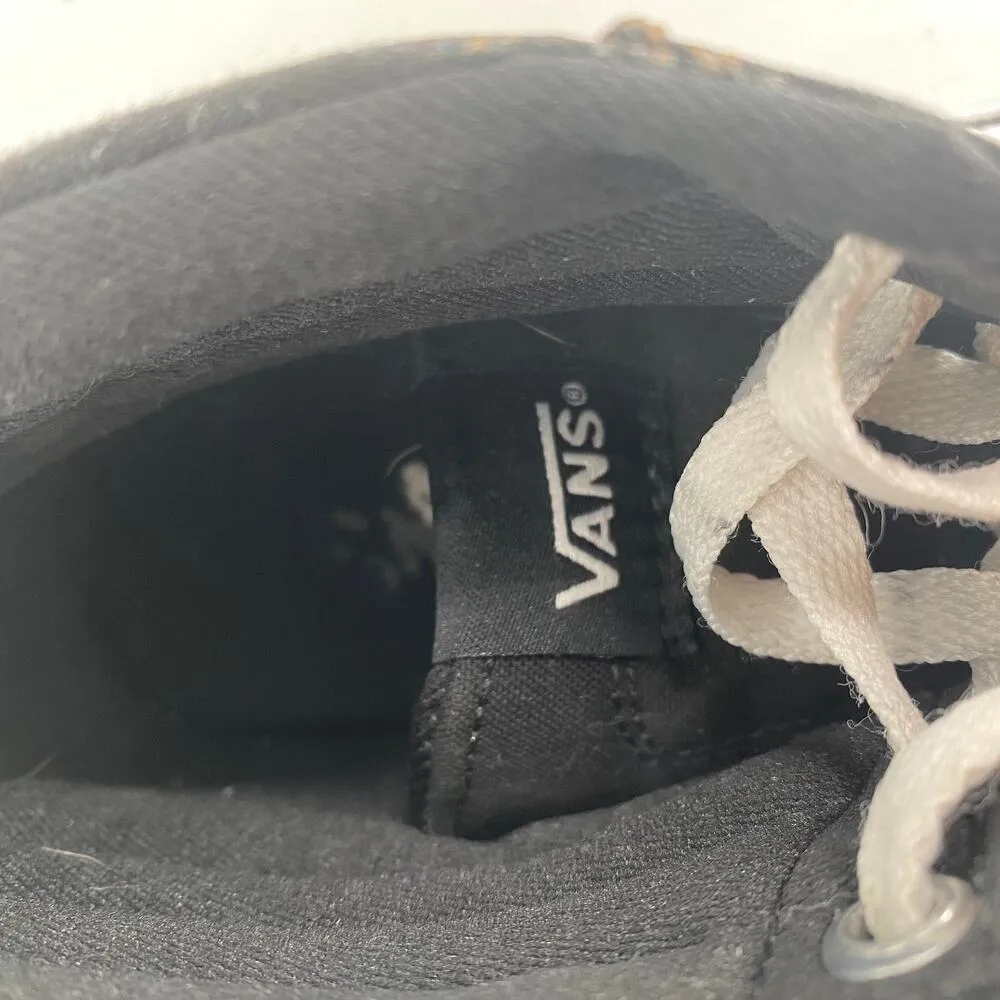 Vans Old Skool Black & White High Top Sneakers Size 9.5 - Image 7