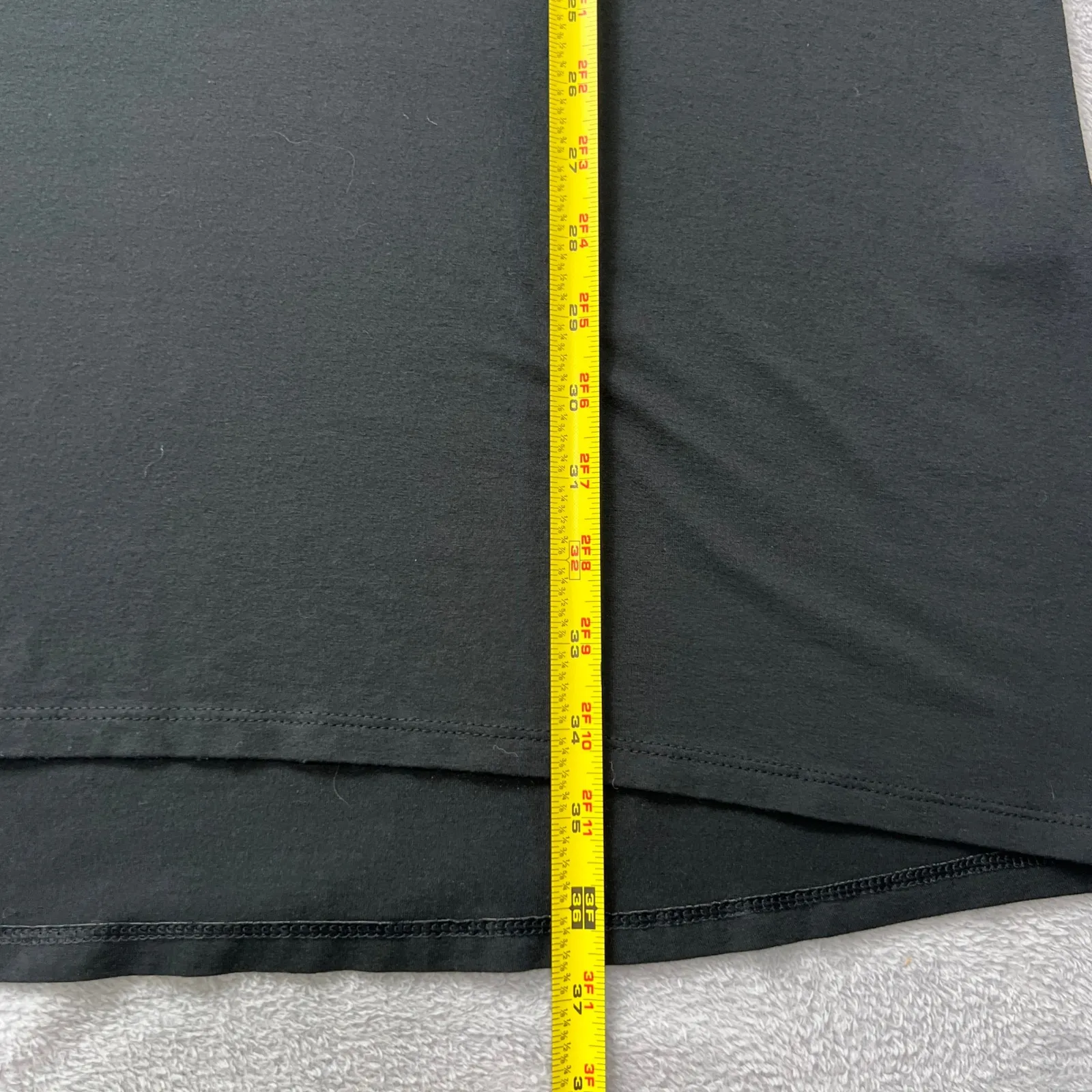 J.Jill Wearever Black Mock Neck‎ Midi Dress Petite Small Stretch Knit Minimalist Size undefined - Image 7