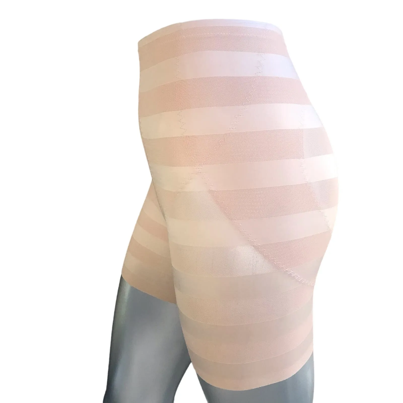 NEW Noir Euroskins Boxer Shaper Shorts Nude Sheer Women's Size Small Tan - Image 2