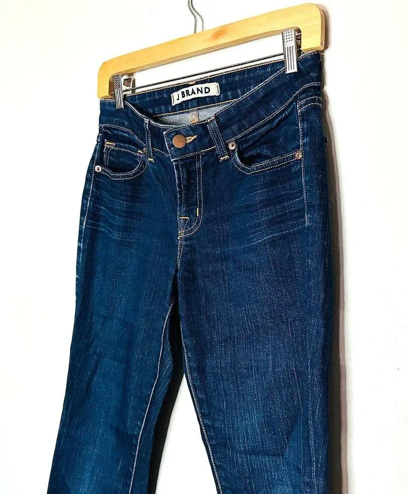 J Brand Women's Dark Blue Wash Skinny Leg Denim Jeans Size 27 - Image 3