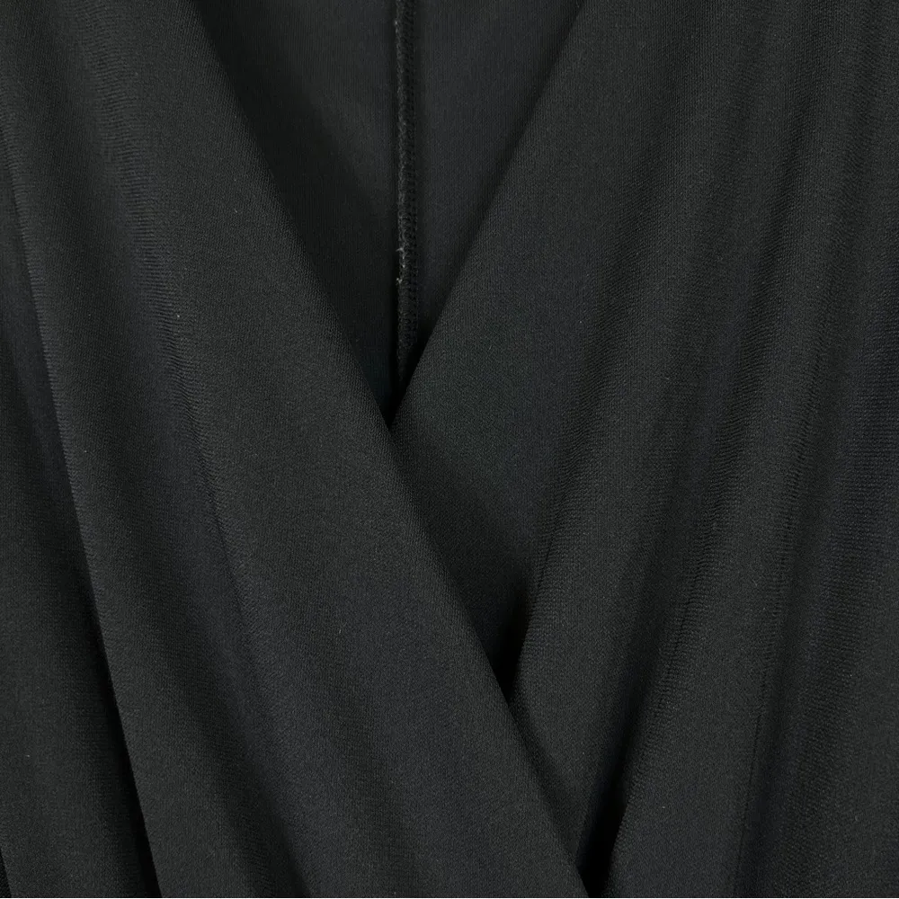 Rachel Rachel Roy Women’s Black Casual VNeck Sleeveless Surplice Dres Size M - Image 4