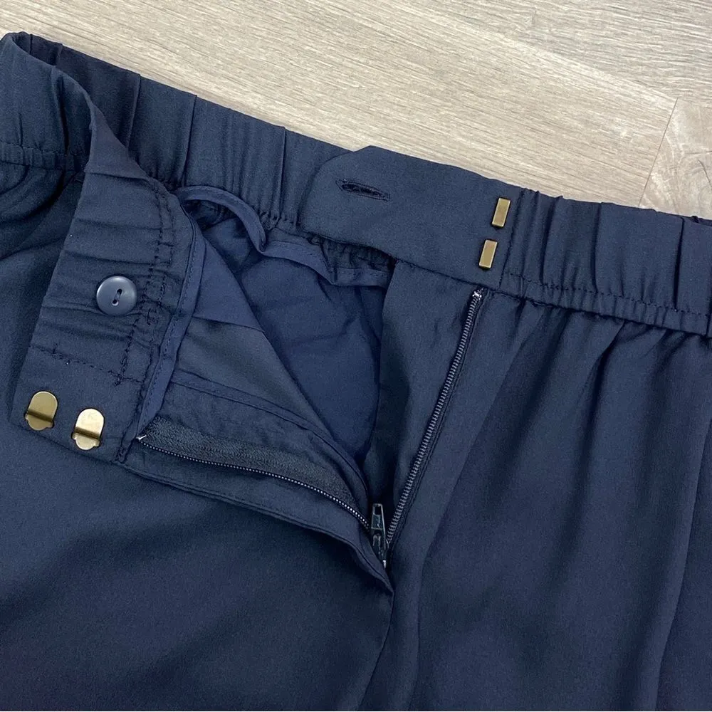 Ann‎ Taylor Loft Lightweight Chino Dressy Shorts Blue 4 - Image 5