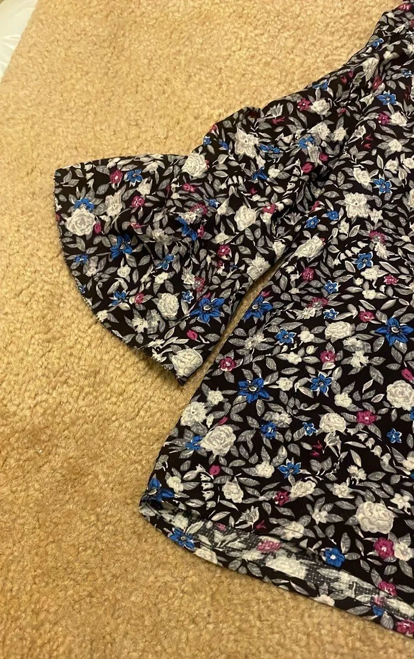 Floral Long Sleeve Democracy Blouse size 2X - Image 4