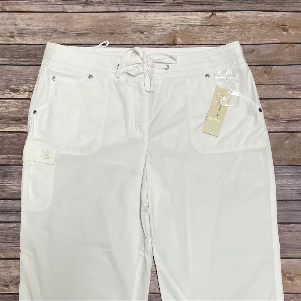 NWT Jones NY Sport Cotton Cropped Straight Leg - Image 2