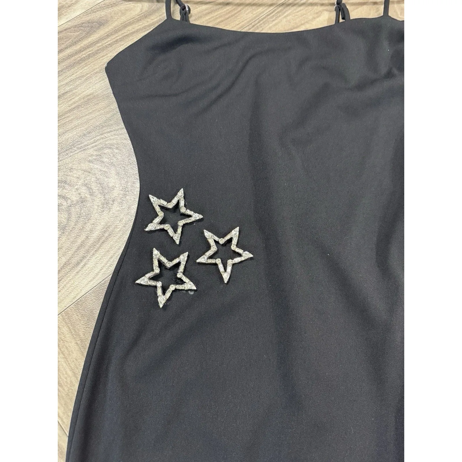 City Triangles Juniors Size 5 Black Strappy  Dress - Image 5