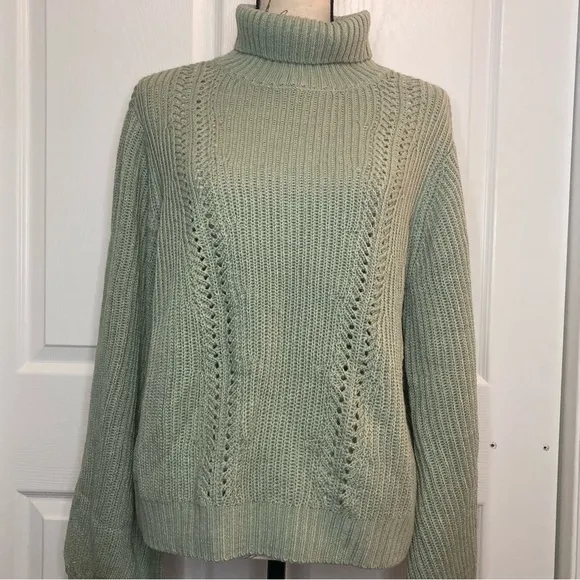 JustFab Balloon Sleeve Sweater - Image 2