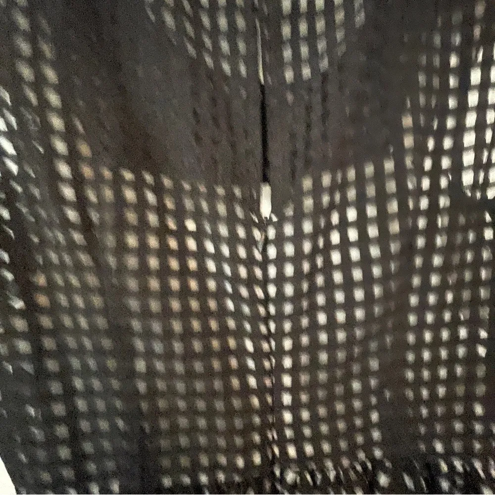 Chetta B Black Mesh Gingham White Organza/tulle Whimsigoth Dress size 6 80s Glam - Image 9